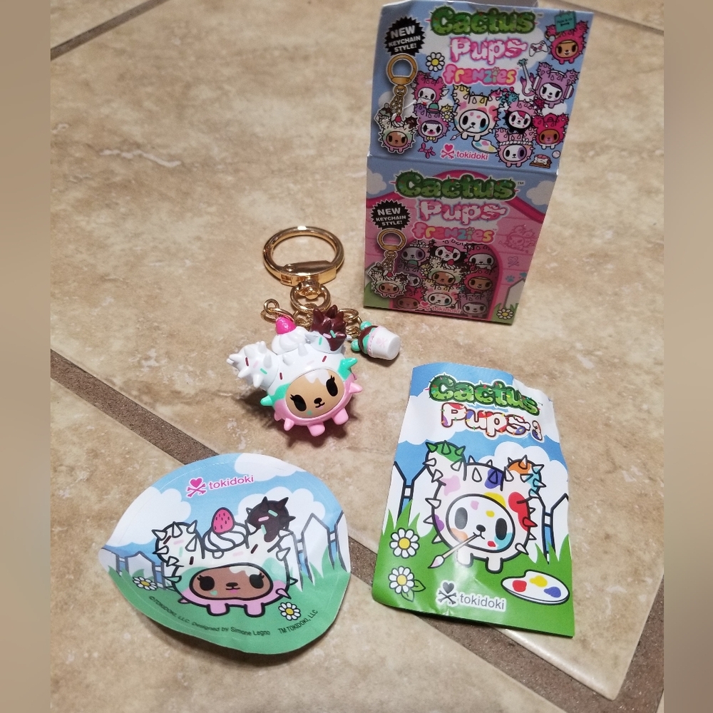 Tokidoki Cactus Pup Frenzies: Neopupitan Keychain Charm